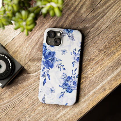 Blue and White Toille, Slim Phone Cases, Case-Mate IPHONE16 and all sizes
