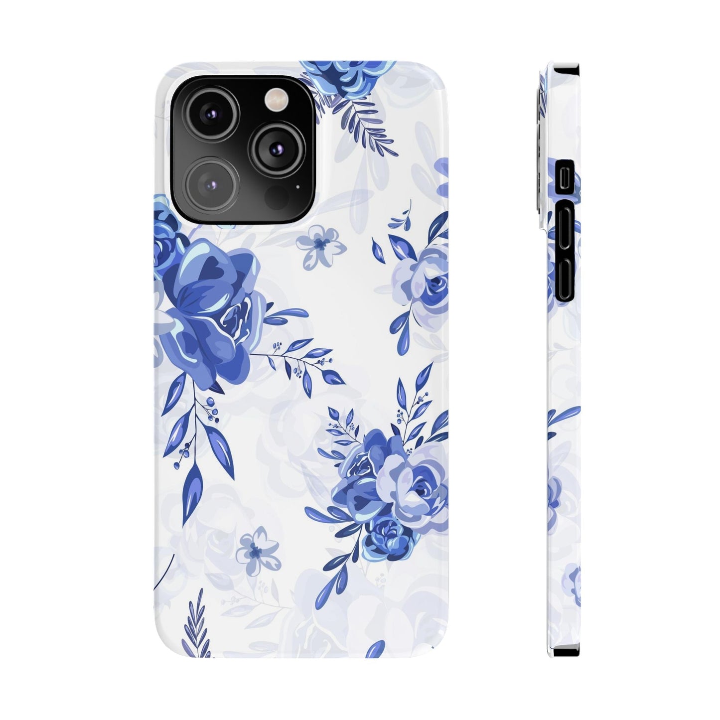 Blue and White Toille, Slim Phone Cases, Case-Mate IPHONE16 and all sizes
