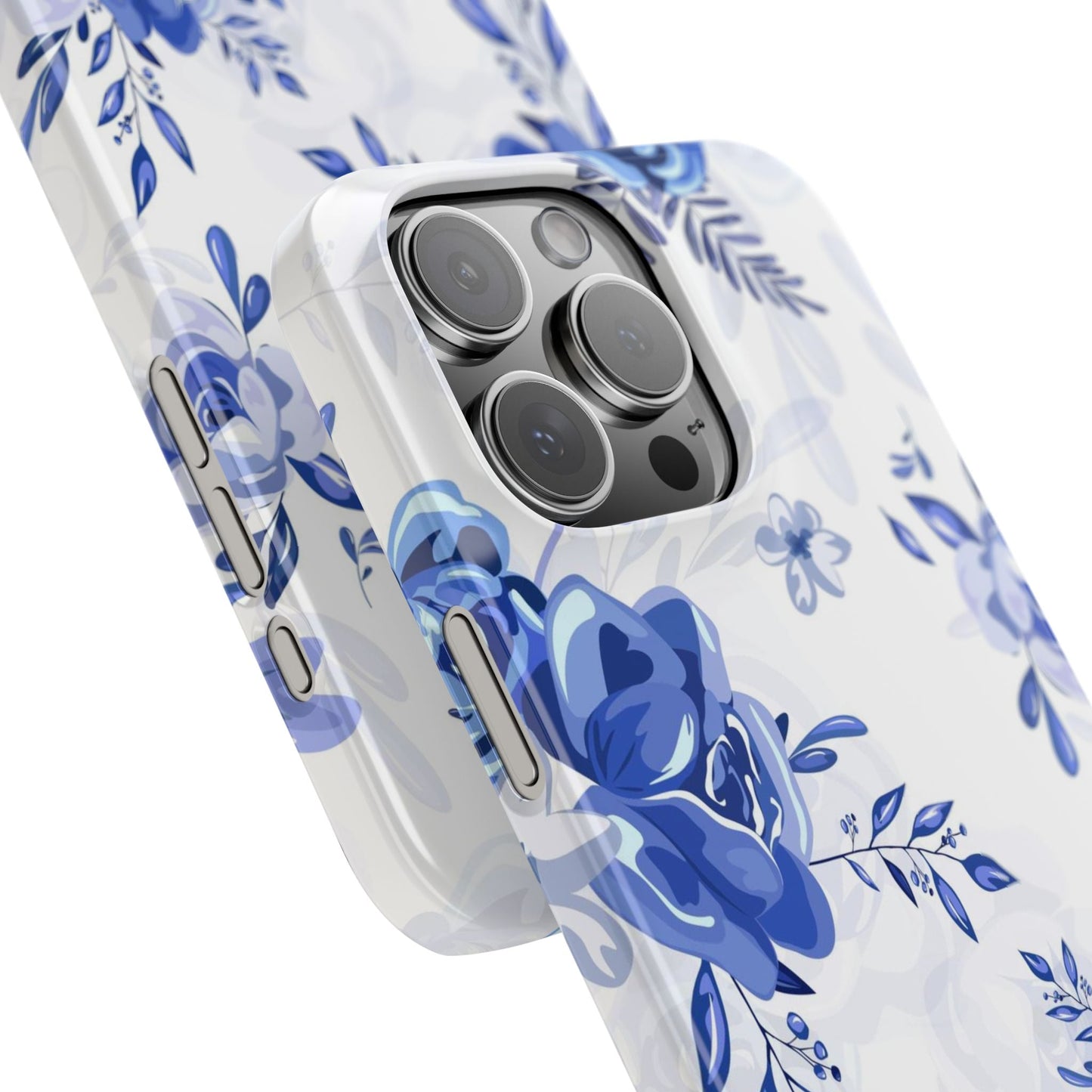 Blue and White Toille, Slim Phone Cases, Case-Mate IPHONE16 and all sizes