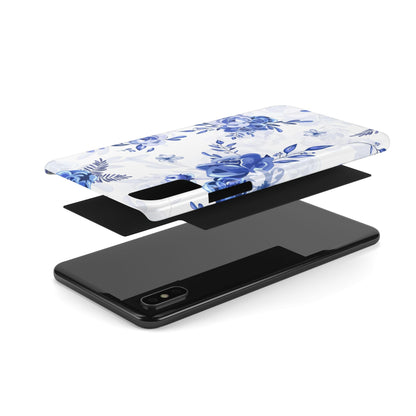 Blue and White Toille, Slim Phone Cases, Case-Mate IPHONE16 and all sizes