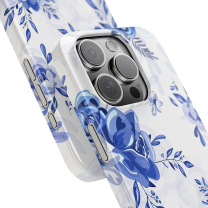 Blue and White Toille, Slim Phone Cases, Case-Mate IPHONE16 and all sizes