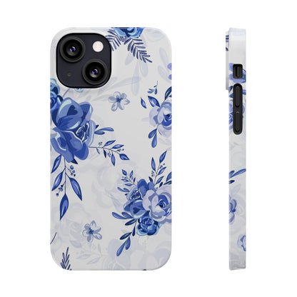 Blue and White Toille, Slim Phone Cases, Case-Mate IPHONE16 and all sizes