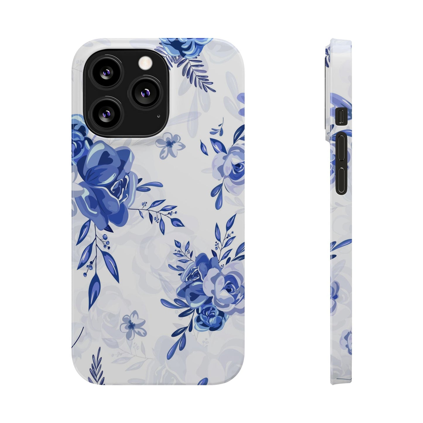 Blue and White Toille, Slim Phone Cases, Case-Mate IPHONE16 and all sizes