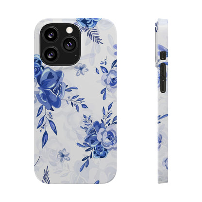 Blue and White Toille, Slim Phone Cases, Case-Mate IPHONE16 and all sizes