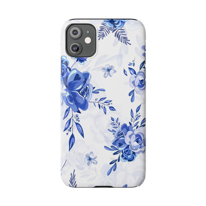 Blue and White Toille, Slim Phone Cases, Case-Mate IPHONE16 and all sizes