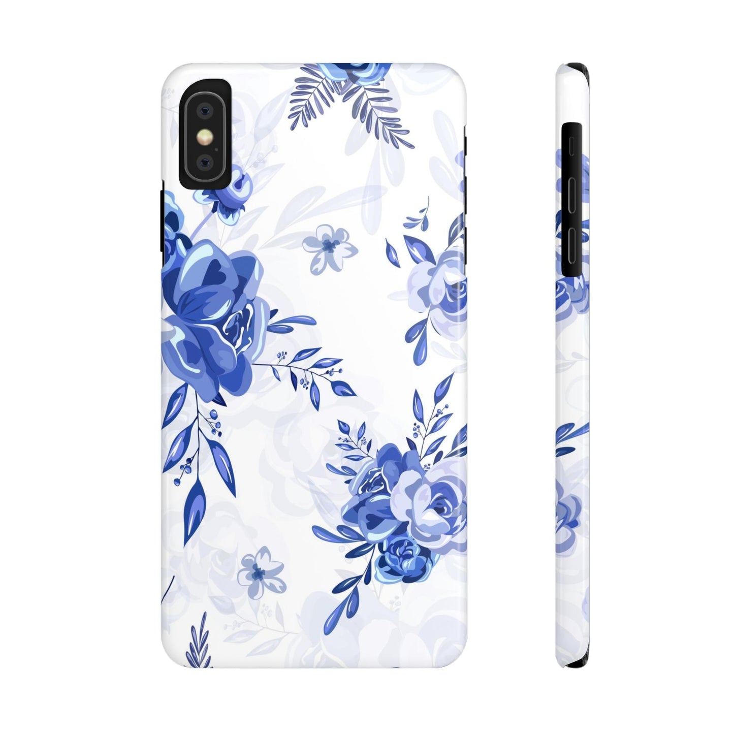 Blue and White Toille, Slim Phone Cases, Case-Mate IPHONE16 and all sizes