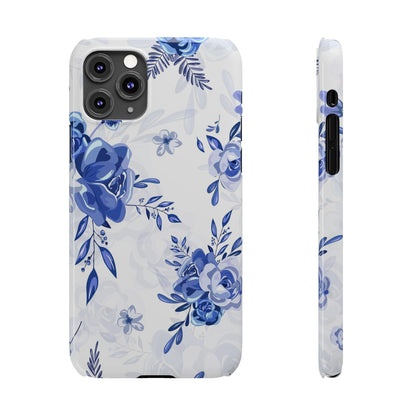 Blue and White Toille, Slim Phone Cases, Case-Mate IPHONE16 and all sizes