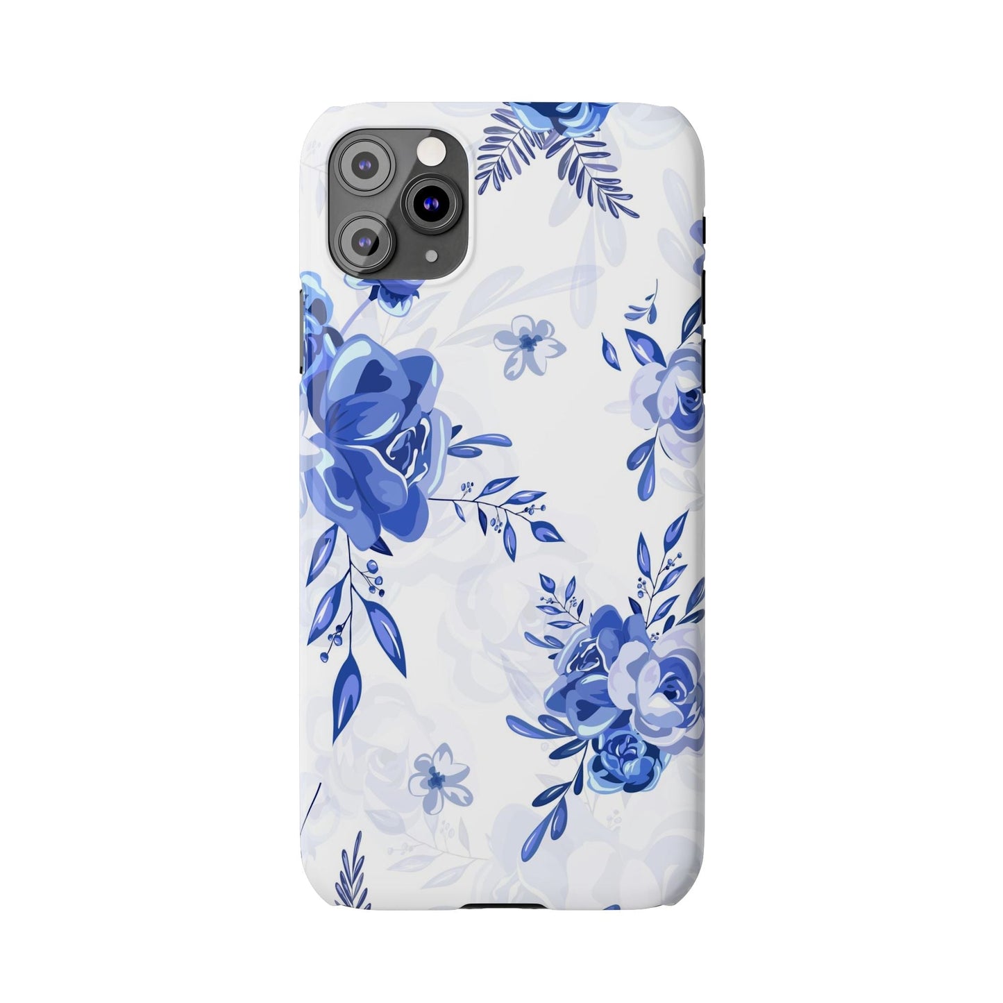 Blue and White Toille, Slim Phone Cases, Case-Mate IPHONE16 and all sizes