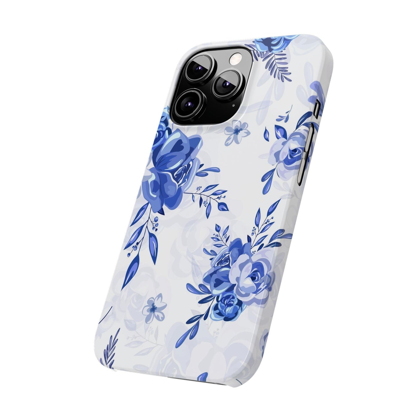 Blue and White Toille, Slim Phone Cases, Case-Mate IPHONE16 and all sizes