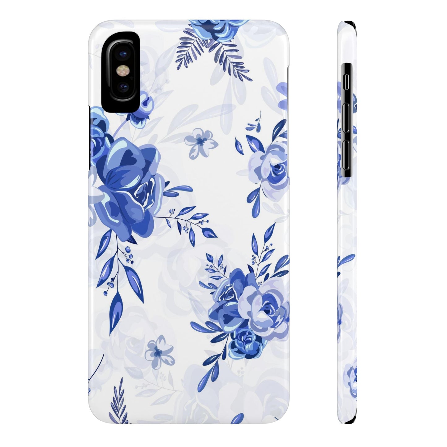 Blue and White Toille, Slim Phone Cases, Case-Mate IPHONE16 and all sizes