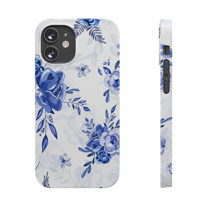 Blue and White Toille, Slim Phone Cases, Case-Mate IPHONE16 and all sizes