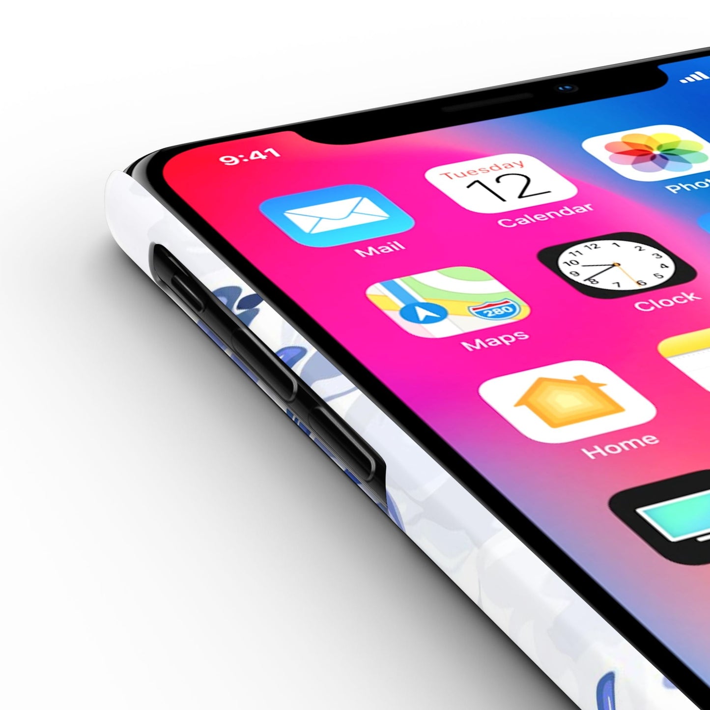 Blue and White Toille, Slim Phone Cases, Case-Mate IPHONE16 and all sizes