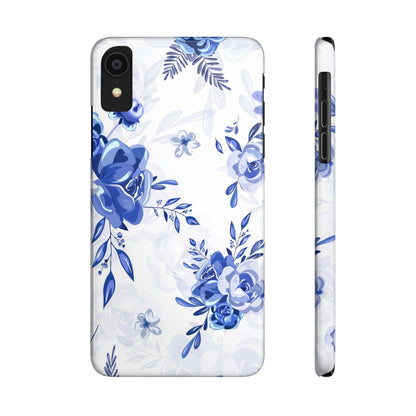 Blue and White Toille, Slim Phone Cases, Case-Mate IPHONE16 and all sizes
