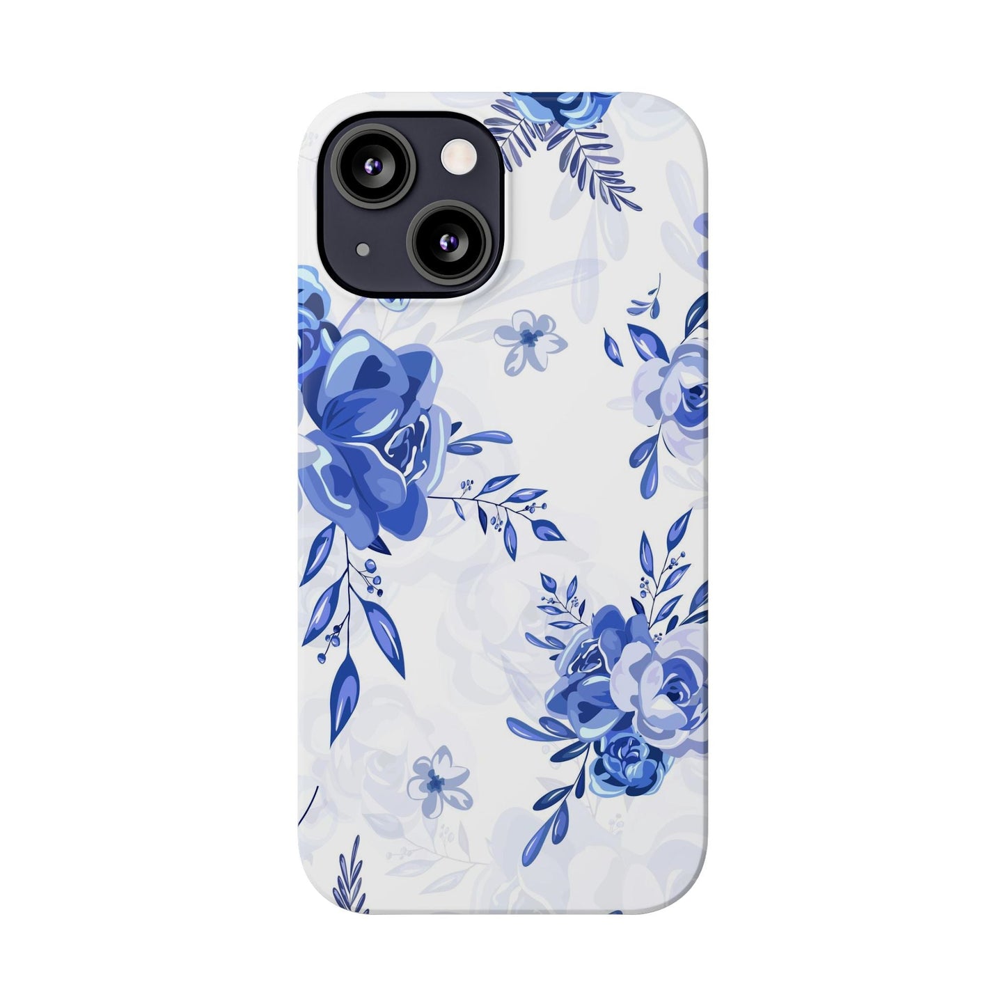 Blue and White Toille, Slim Phone Cases, Case-Mate IPHONE16 and all sizes