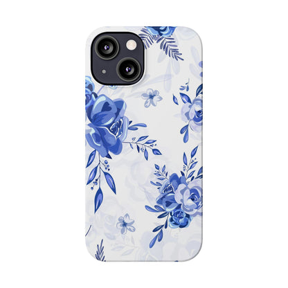 Blue and White Toille, Slim Phone Cases, Case-Mate IPHONE16 and all sizes