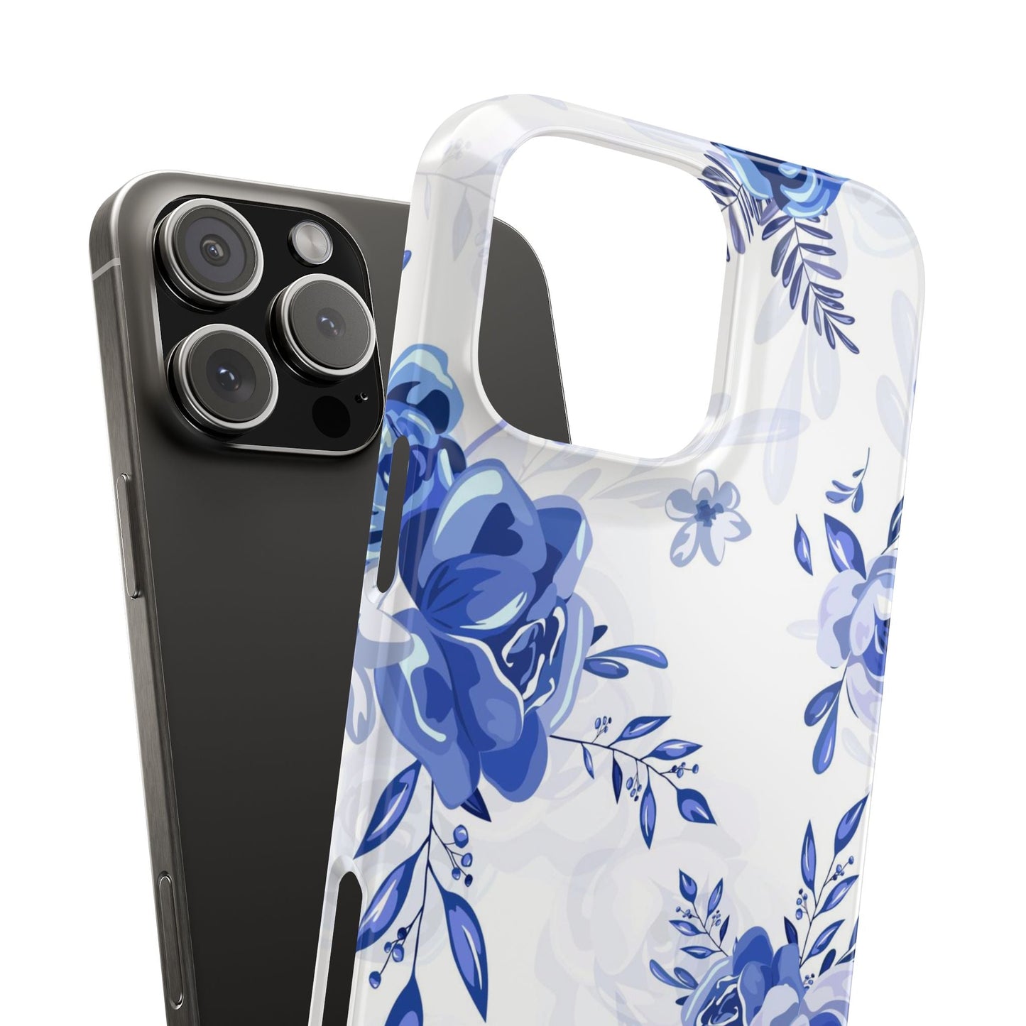 Blue and White Toille, Slim Phone Cases, Case-Mate IPHONE16 and all sizes