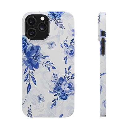 Blue and White Toille, Slim Phone Cases, Case-Mate IPHONE16 and all sizes