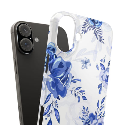 Blue and White Toille, Slim Phone Cases, Case-Mate IPHONE16 and all sizes