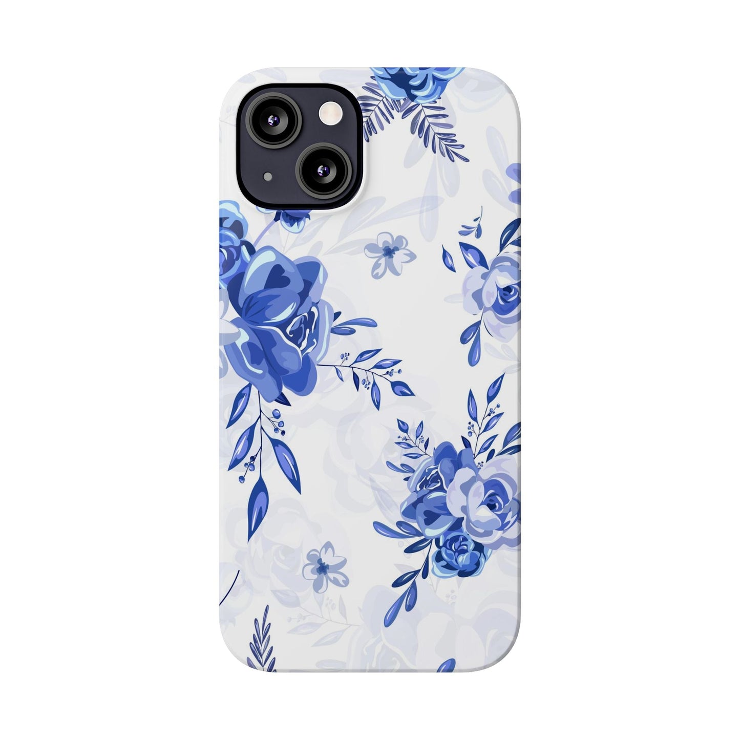 Blue and White Toille, Slim Phone Cases, Case-Mate IPHONE16 and all sizes