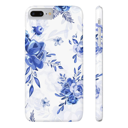Blue and White Toille, Slim Phone Cases, Case-Mate IPHONE16 and all sizes