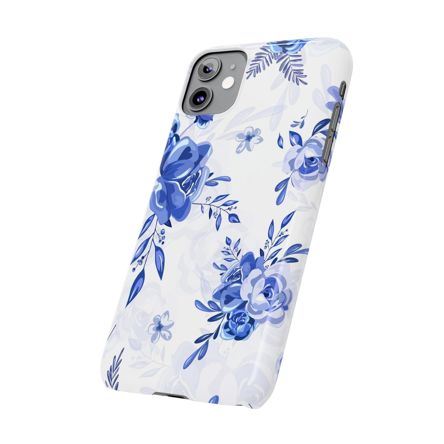 Blue and White Toille, Slim Phone Cases, Case-Mate IPHONE16 and all sizes