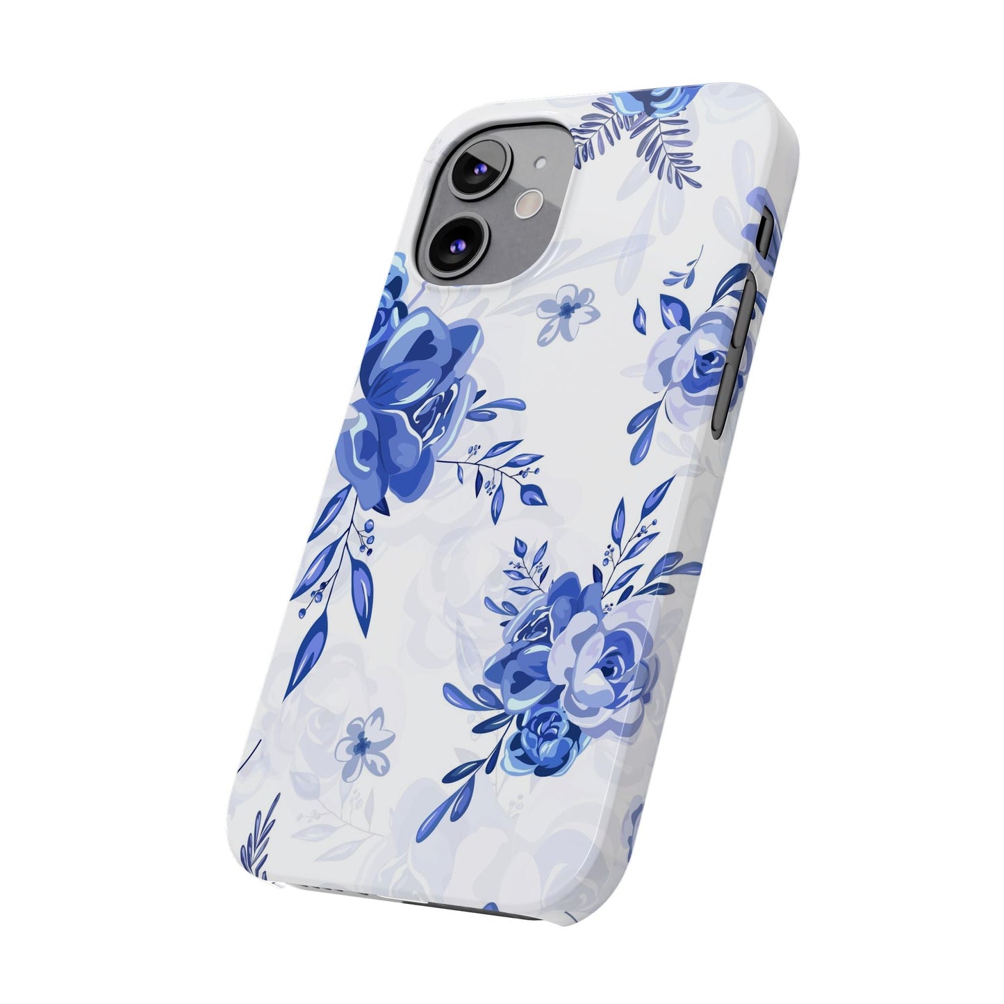 Blue and White Toille, Slim Phone Cases, Case-Mate IPHONE16 and all sizes