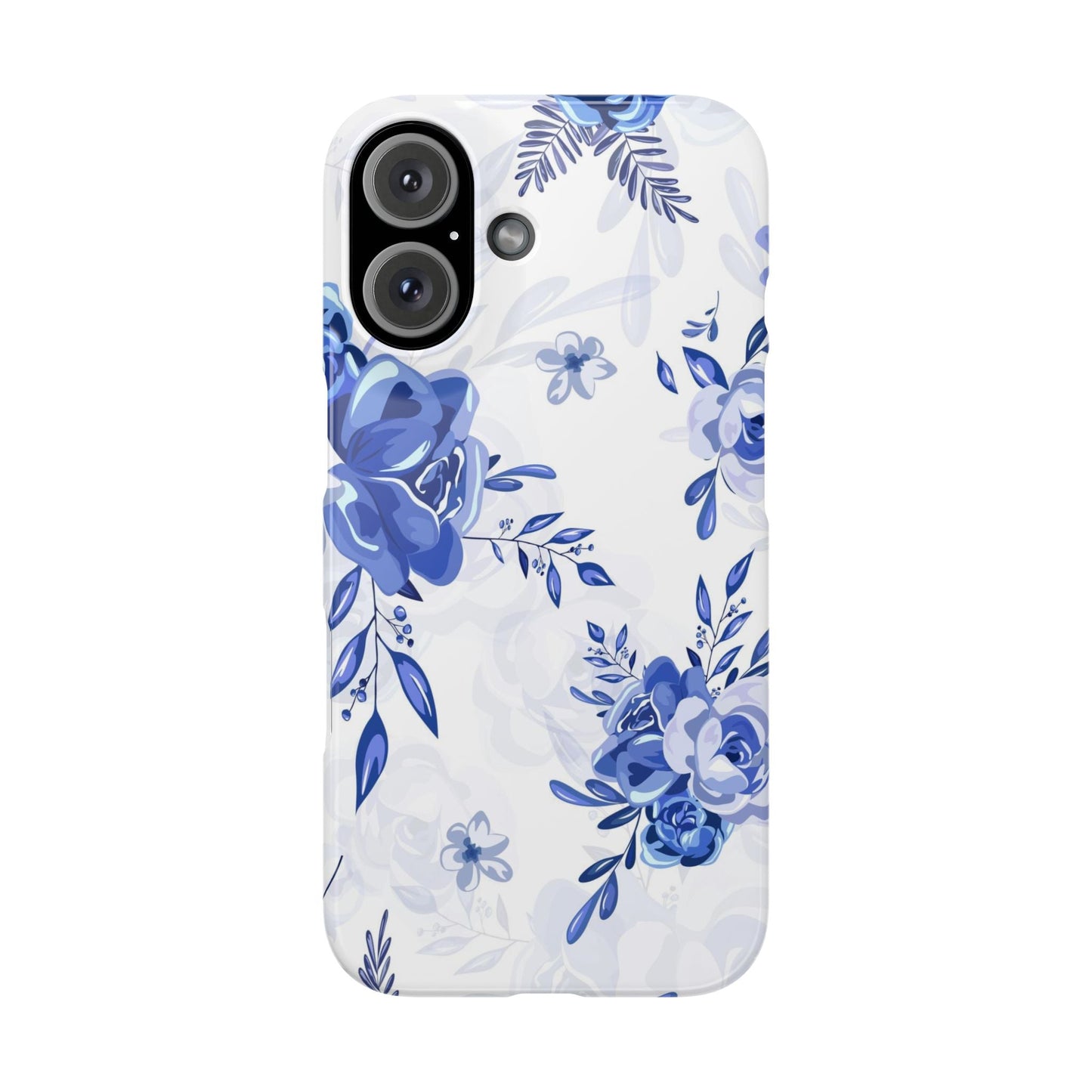 Blue and White Toille, Slim Phone Cases, Case-Mate IPHONE16 and all sizes