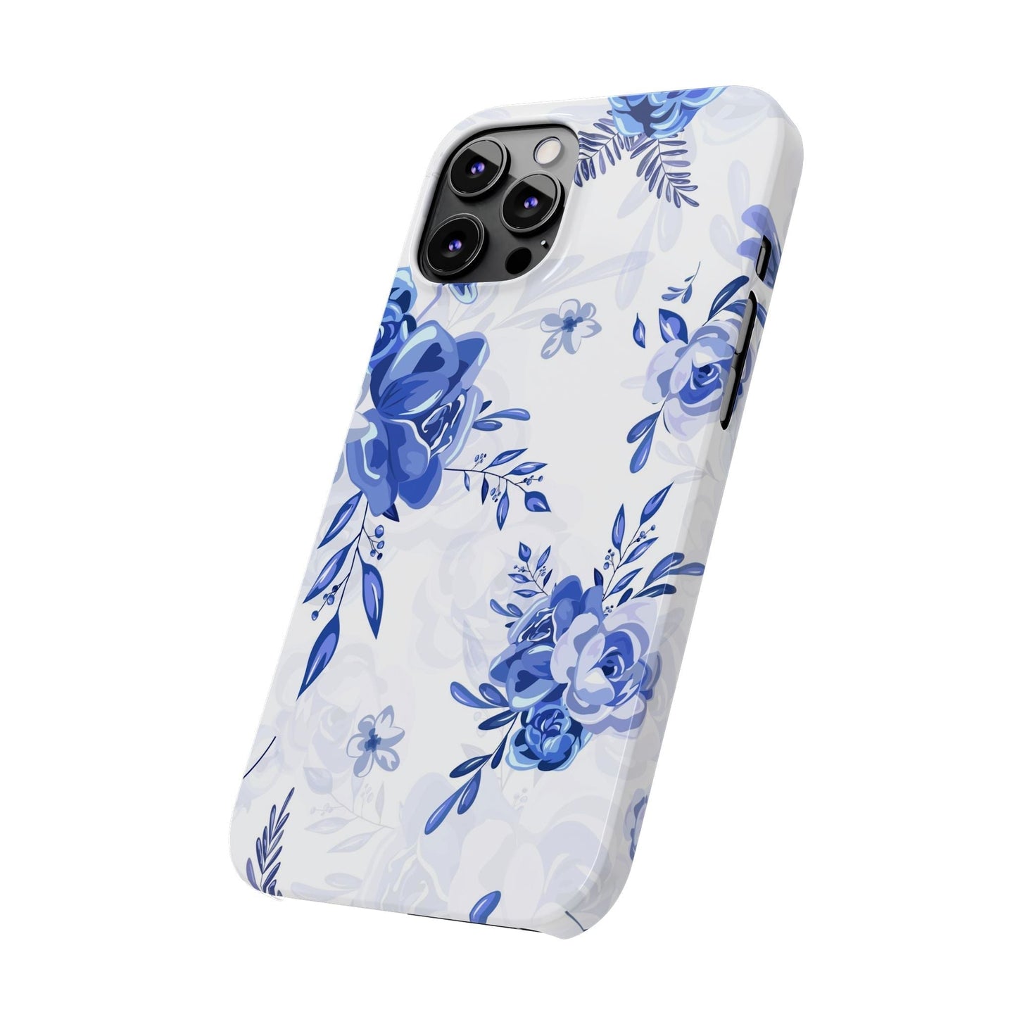 Blue and White Toille, Slim Phone Cases, Case-Mate IPHONE16 and all sizes