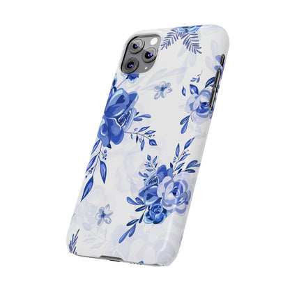 Blue and White Toille, Slim Phone Cases, Case-Mate IPHONE16 and all sizes